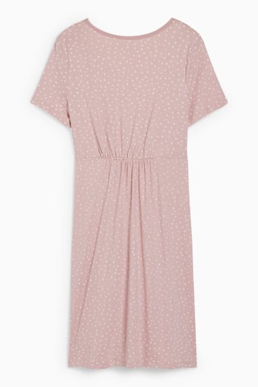 Dona - Camisa de dormir de lactància - estampada - rosa