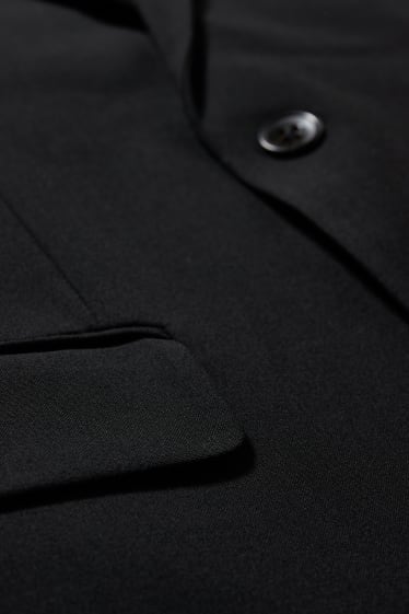 Pánské - Oblekové sako - body fit - Flex - LYCRA® - Mix & Match - černá