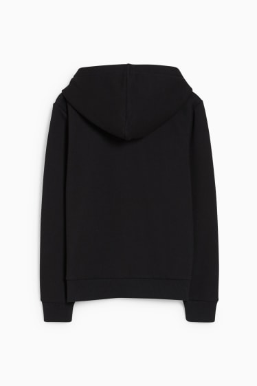 Enfants filles - Licorne - sweat à capuche - noir