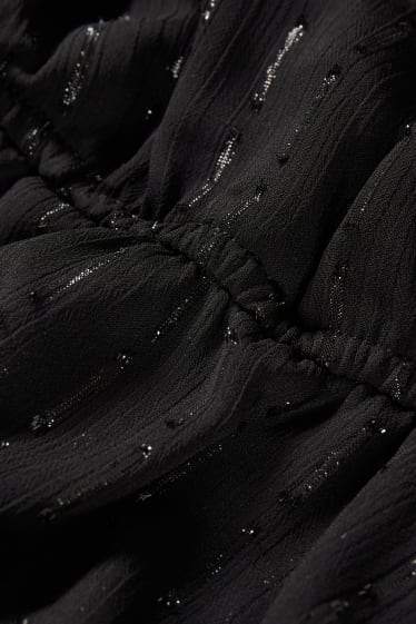 Mujer - Blusa de chifón - negro