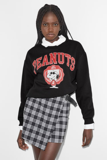 Teens & young adults - CLOCKHOUSE - sweatshirt - Peanuts - black