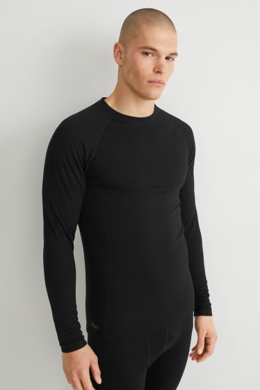 Bărbați - Bluză de corp termoizolantă - THERMOLITE® - LYCRA® - negru