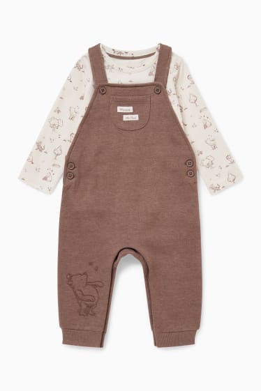 Babys - Winnie Puuh - Baby-Outfit - 2 teilig - cremeweiß