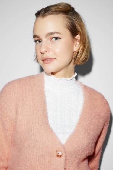Damen - CLOCKHOUSE - Strickjacke - rosa