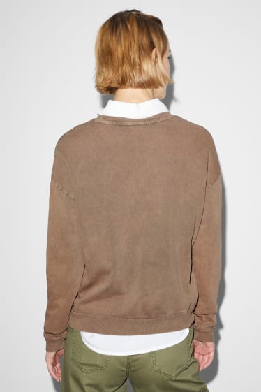 Teens & young adults - CLOCKHOUSE - sweatshirt - brown-melange