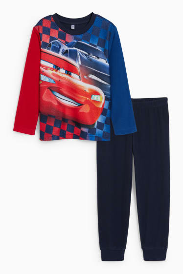 Kinder - Cars - Fleece-Pyjama - 2 teilig - dunkelblau