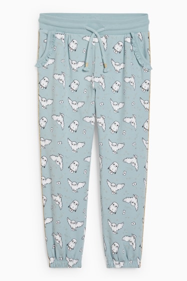 Kinderen: meisjes - Harry Potter - joggingbroek - mintgroen