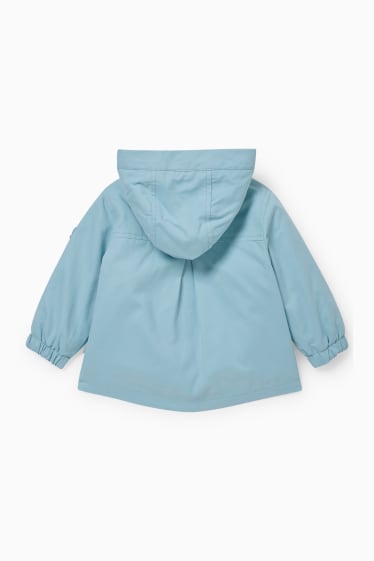 Baby: meisjes - 2-in-1-babyjas met capuchon - lichtblauw