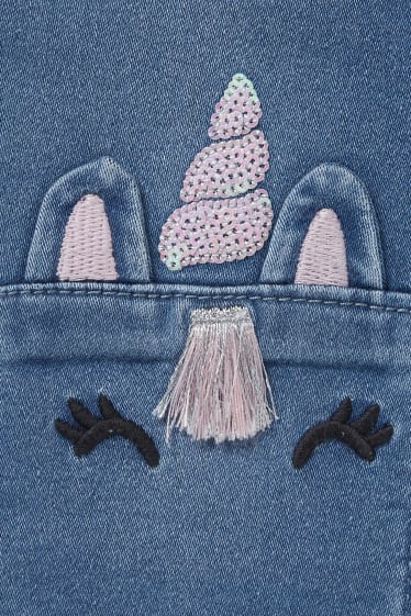 Enfants filles - Lot de 2 - jegging jean - jean bleu