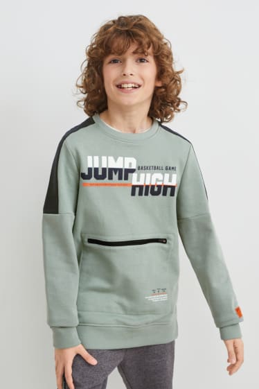 Kinder Jungen - Sweatshirt - mintgrün