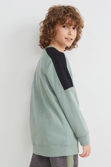 Kinder Jungen - Sweatshirt - mintgrün