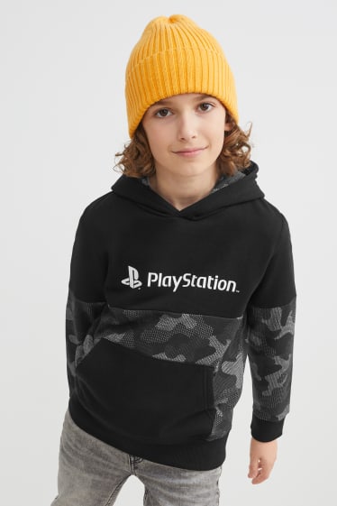 Dzieci - PlayStation - bluza z kapturem - czarny