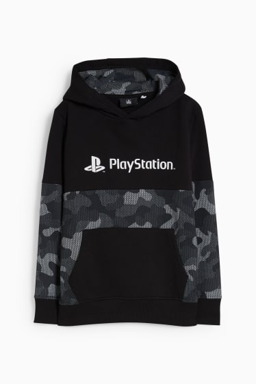 Dzieci - PlayStation - bluza z kapturem - czarny