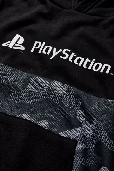 Dzieci - PlayStation - bluza z kapturem - czarny