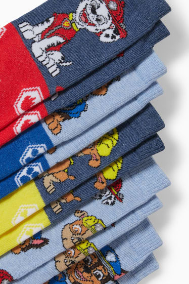 Kinder - Multipack 5er - PAW Patrol - Socken mit Motiv - blau