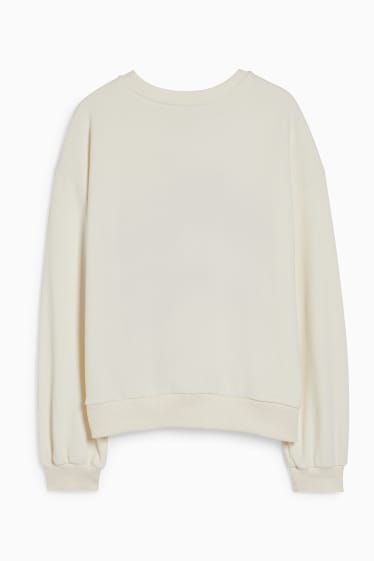 Donna - CLOCKHOUSE - felpa - bianco crema