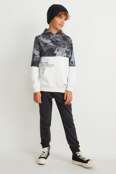 Nen - Conjunt - dessuadora amb caputxa i pantalons de xandall - 2 peces - negre