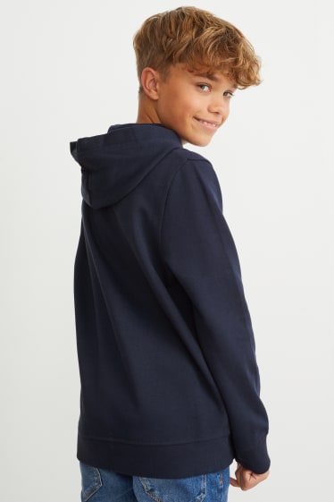 Enfants garçons - Sonic - sweat à capuche - bleu foncé