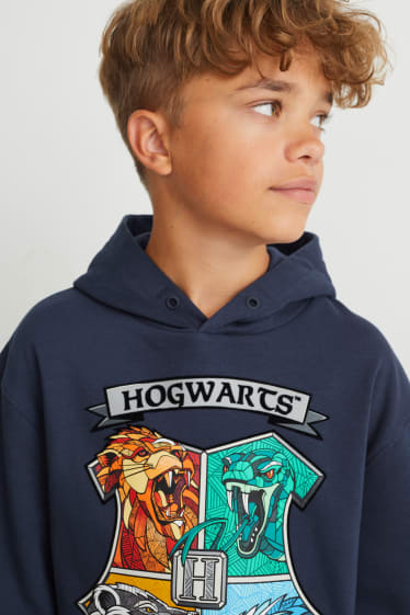 Enfants garçons - Harry Potter - sweat à capuche - bleu foncé