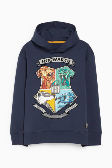 Enfants - Harry Potter - sweat à capuche - bleu foncé