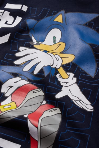 Kinderen - Sonic - hoodie - donkerblauw
