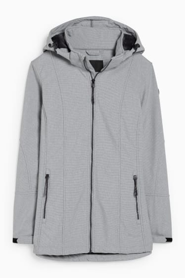 Dona - Jaqueta softshell amb caputxa - blanc