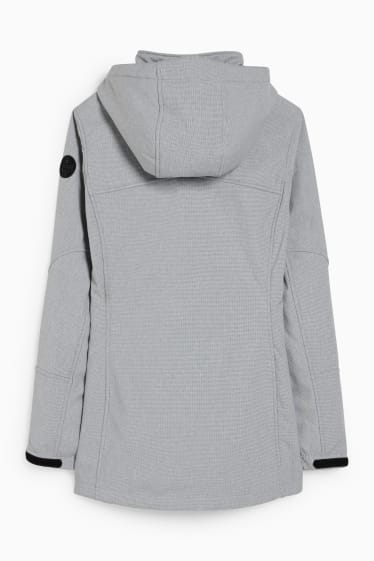 Mujer - Chaqueta softshell con capucha - blanco