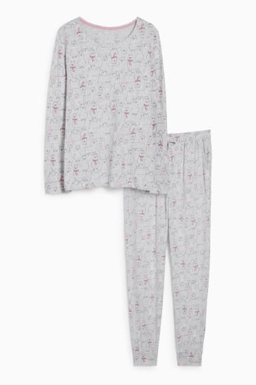 Women - Pyjamas - light gray-melange