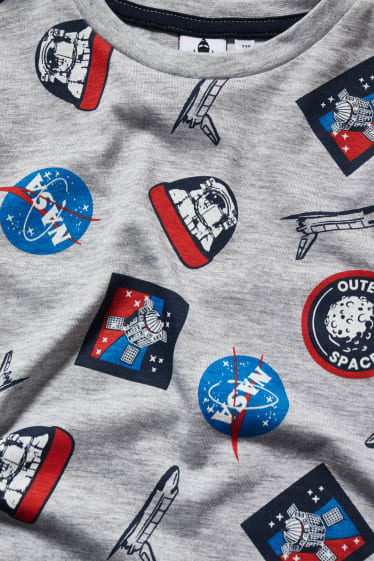 Dzieci - Wielopak, 2 szt. - NASA - piżama - 4 części - ciemnoniebieski