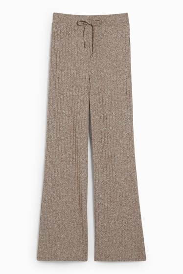 Damen - CLOCKHOUSE - Strickhose - braun-melange