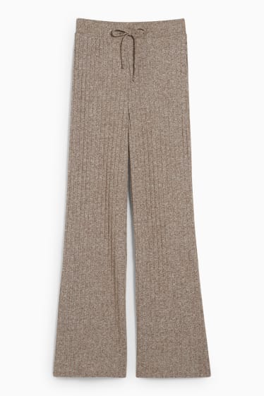 Teens & young adults - CLOCKHOUSE - knit trousers - brown-melange