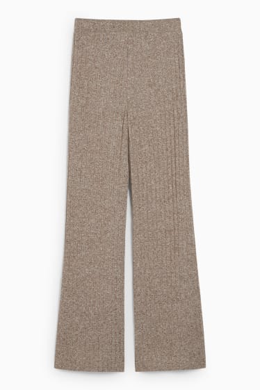 Jóvenes - CLOCKHOUSE - pantalón de punto - marrón jaspeado