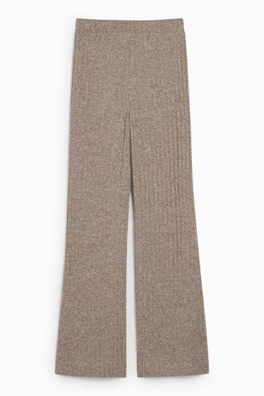 Damen - CLOCKHOUSE - Strickhose - braun-melange