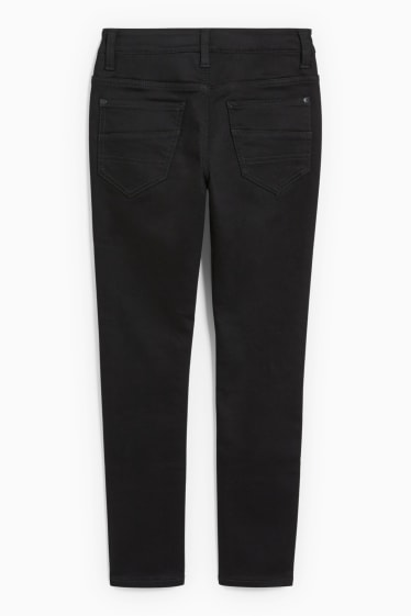 Kinder - Super Skinny Jeans - schwarz