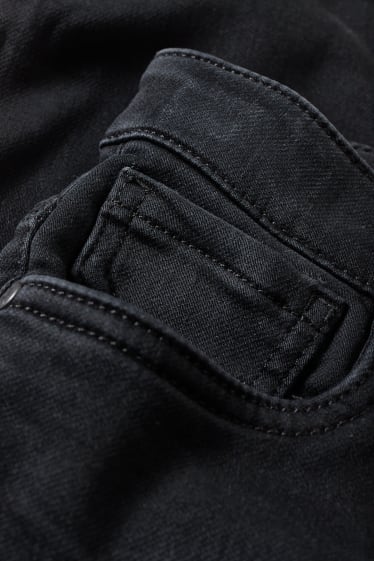 Kinder - Slim Jeans - Thermojeans - Jog Denim - LYCRA® - schwarz