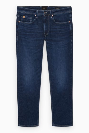 Hommes - Tapered jean - avec fibres de chanvre - LYCRA® - jean bleu foncé