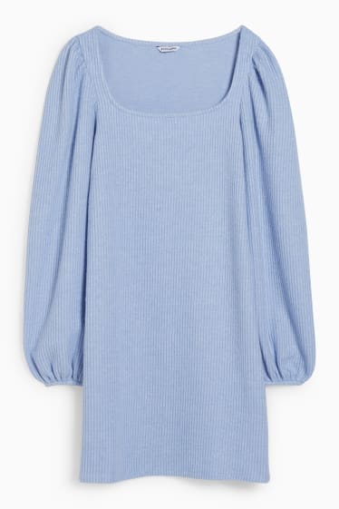 Damen - CLOCKHOUSE - Strickkleid - hellblau