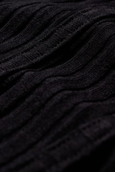 Ragazzi e giovani - CLOCKHOUSE maglia a maniche lunghe - taglio corto - nero
