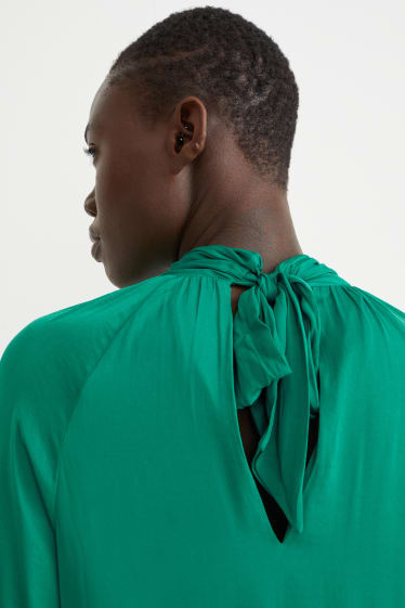 Dona - Vestit de línia A - verd