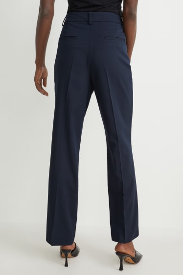 Femmes - Pantalon de bureau - tailored fit  - bleu foncé