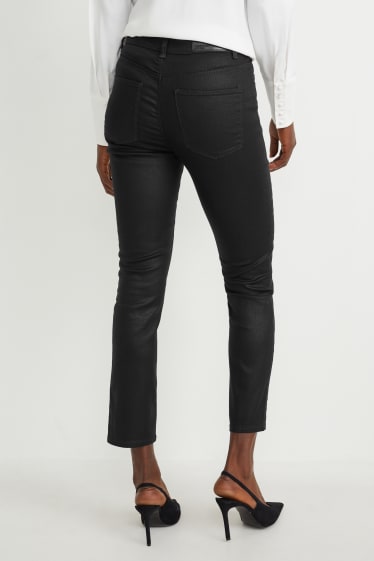 Donna - Jeans slim - vita alta - LYCRA® - nero