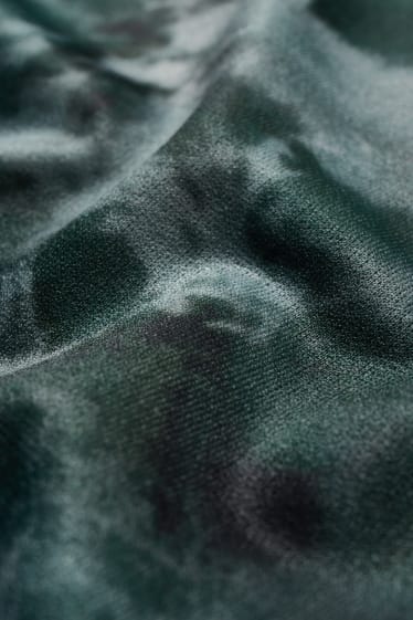 Dona - CLOCKHOUSE - samarreta crop de màniga llarga - verd fosc