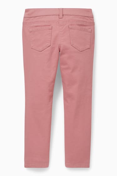 Bambini - Pantaloni termici - skinny fit - rosa scuro