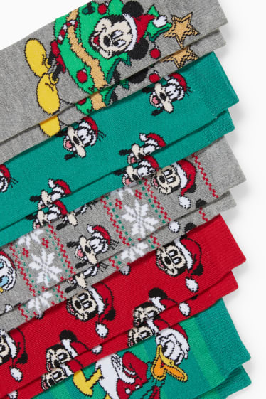 Enfants garçons - Lot de 5 paires - Disney - chaussettes à motif - vert