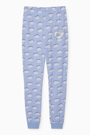 Joves - CLOCKHOUSE - pantalons de pijama - Els ossos amorosos - blau clar