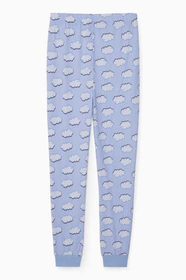 Joves - CLOCKHOUSE - pantalons de pijama - Els ossos amorosos - blau clar