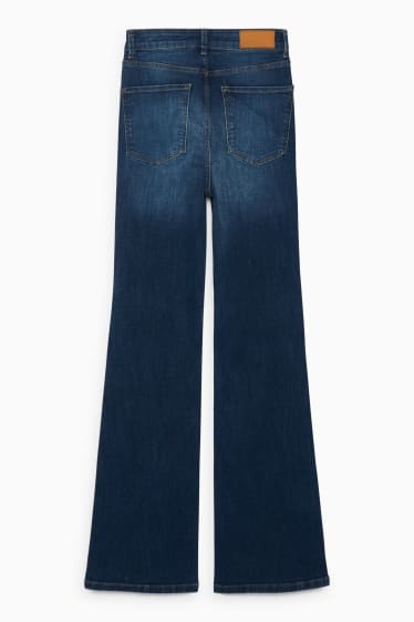 Damen - Flare Jeans - High Waist - LYCRA® - jeansblau