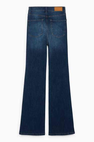 Dames - Flare jeans - high waist - LYCRA® - jeansblauw