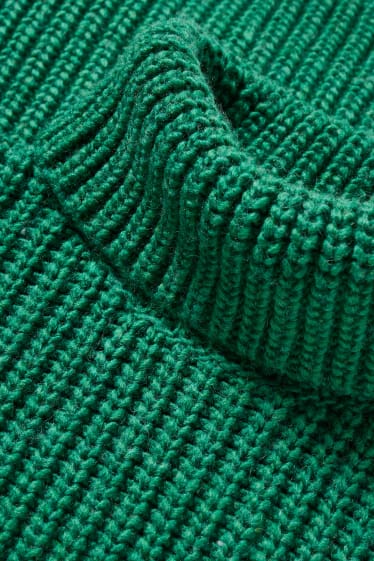 Femmes - Pullover à coll roulé - vert