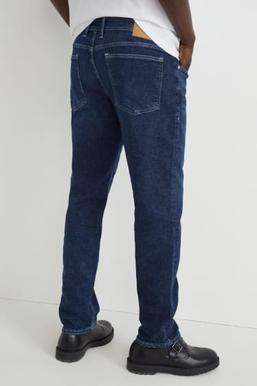 Uomo - Tapered jeans - con fibre di canapa - LYCRA® - jeans blu scuro